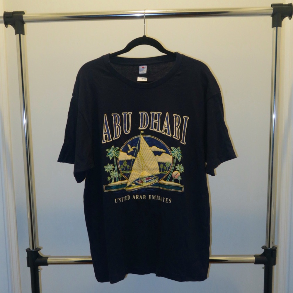 Abu Dhabi Graphic Tee - Black